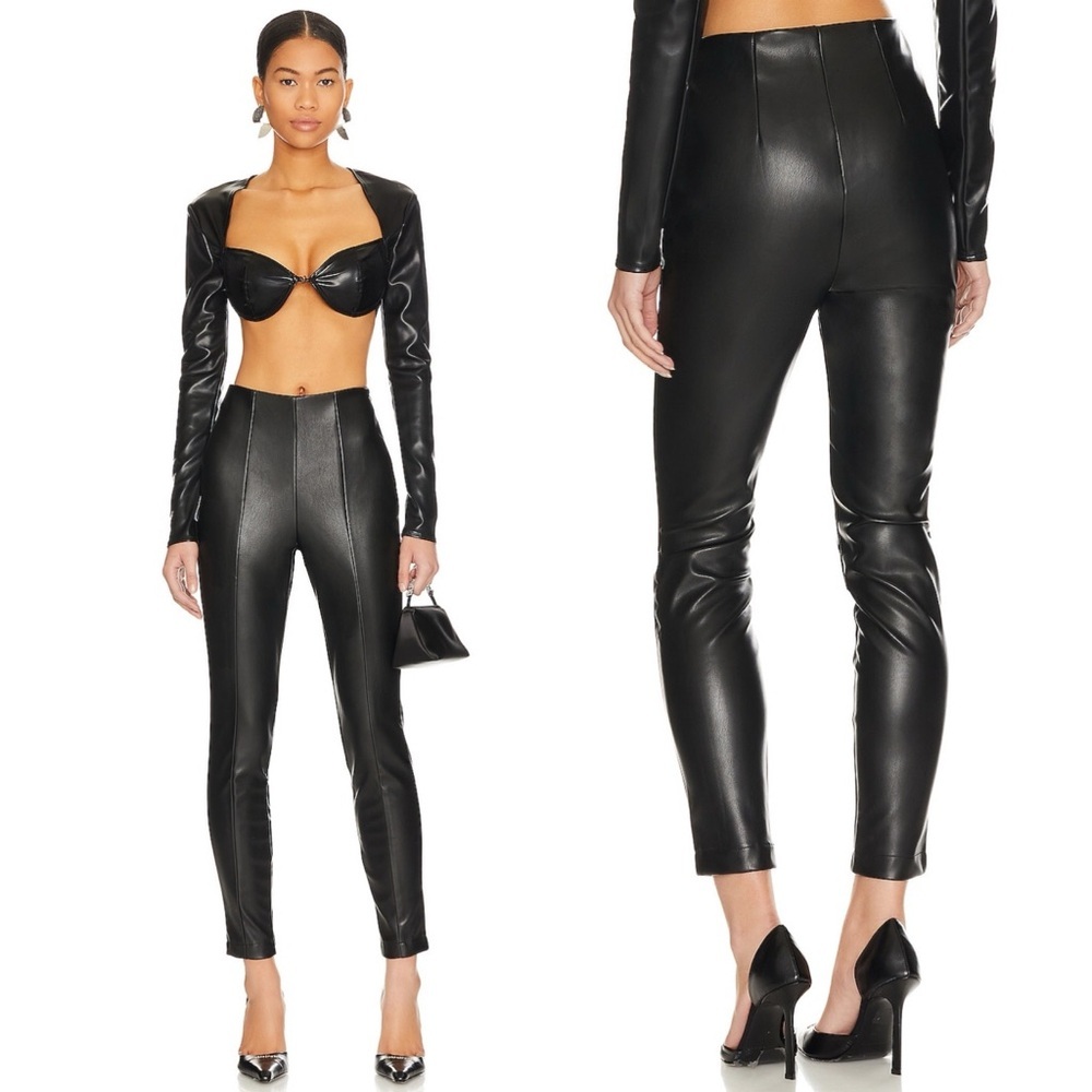 NWT AFRM x Revolve Simone Pants in Noir